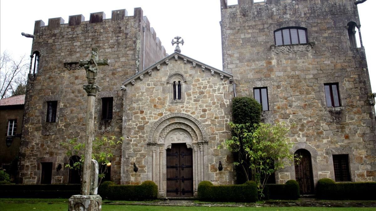 Fachada del Pazo de Meirás, en Sada (A Coruña). Fachada del Pazo de Meirás, en Sada (A Coruña).