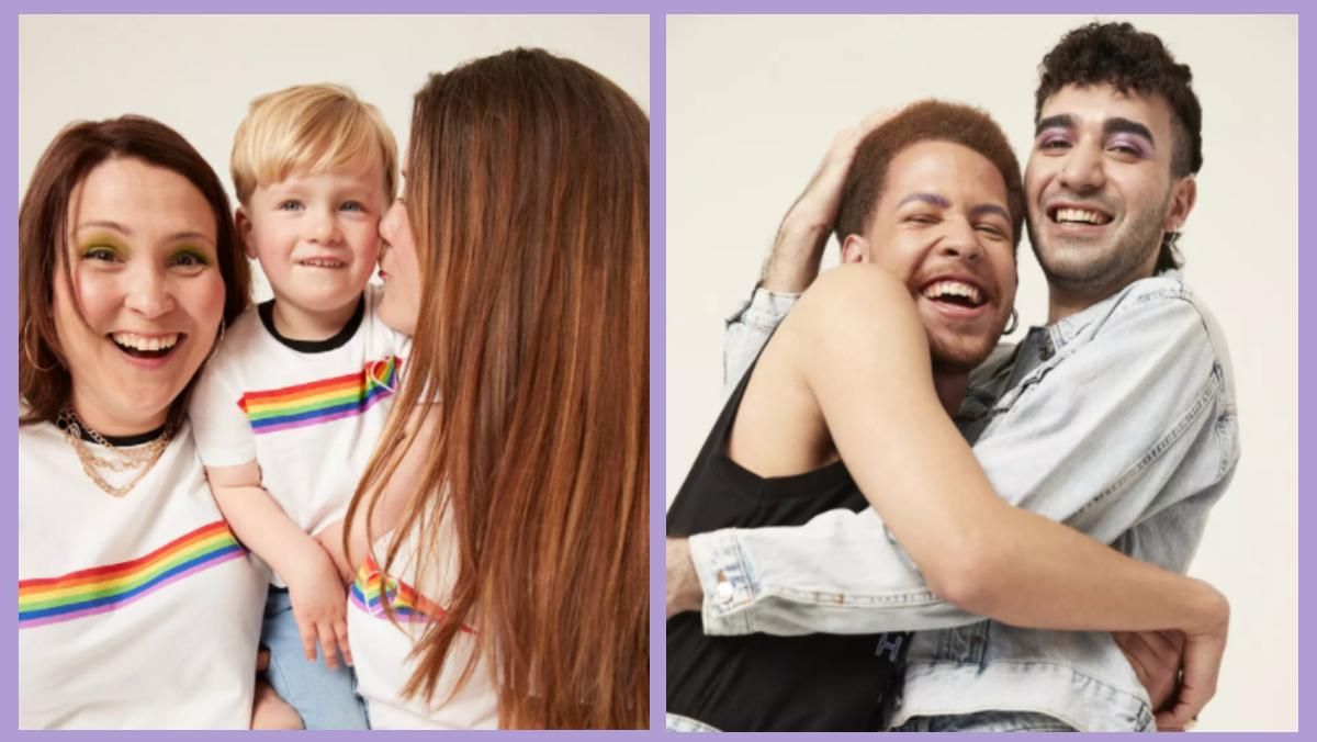 Varios modelos con prendas de la colección ’Feeling Proud’ de Primark con motivo del Día del Orgullo 2021. Varios modelos con prendas de la colección ’Feeling Proud’ de Primark con motivo del Día del Orgullo 2021.