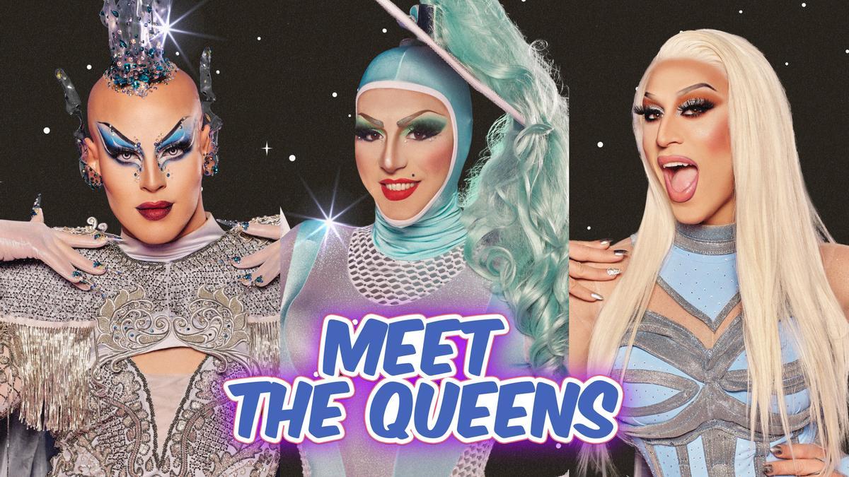 Drag Chuchi, Vania Vainilla y Kelly Roller en ‘Meet The Queens’.