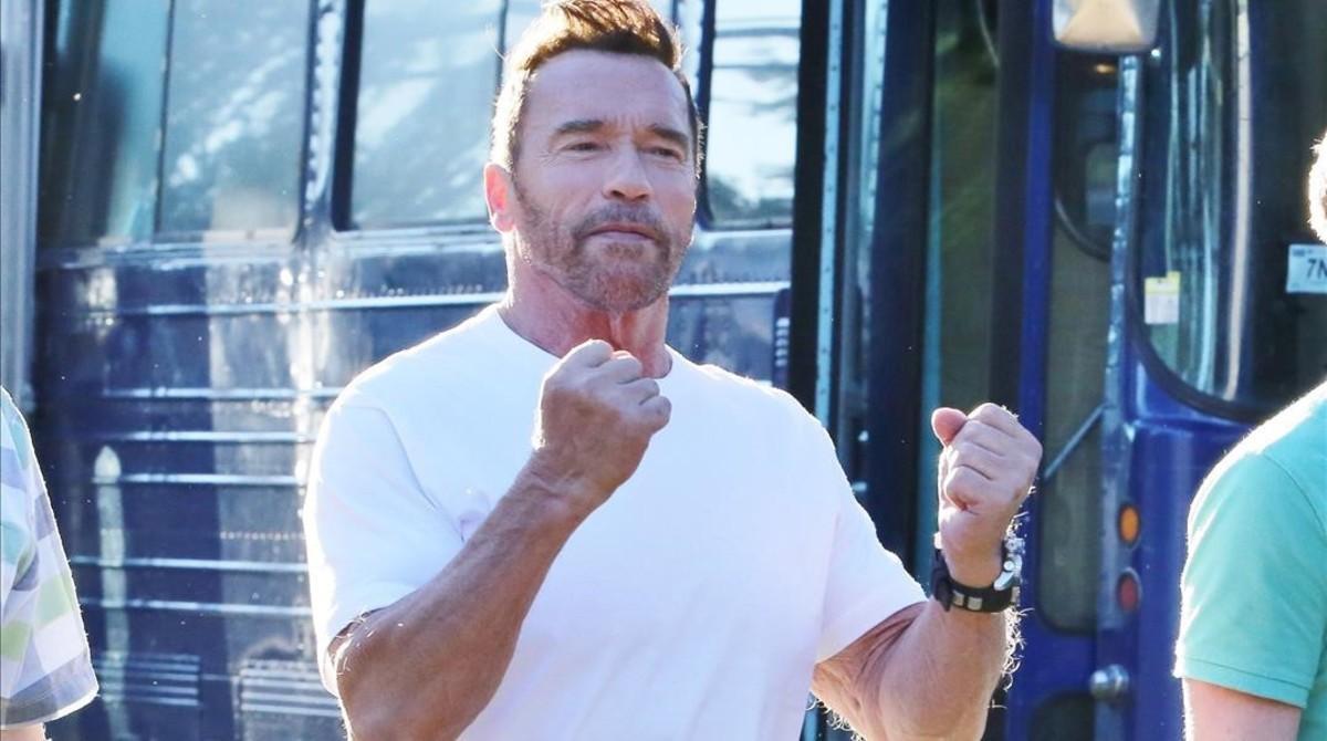 Schwarzenegger sigue en forma a los 69 años