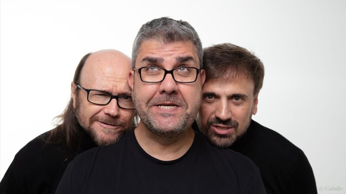 Santiago Segura, Flo (Florentino Fernández) y José Mota. Santiago Segura, Flo (Florentino Fernández) y José Mota.