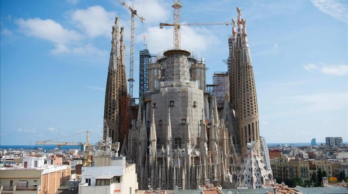 El templo de la Sagrada Família.