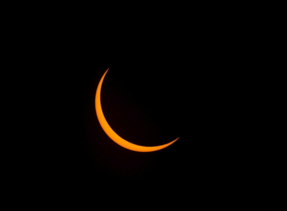 El eclipse visto desde Exmouth, Australia