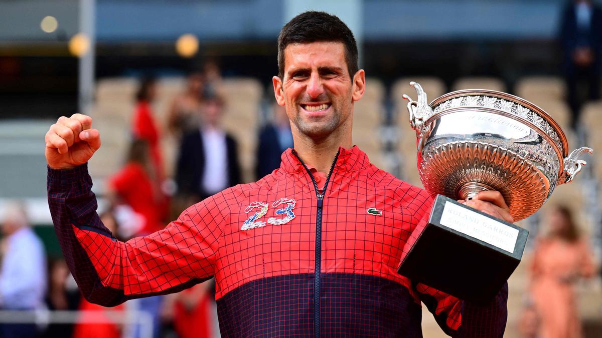 Djokovic conquista en Roland Garros su 23 Grand Slam y se eleva como el ...