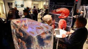 El estand de Dinamarca en el Seafood Expo de Barcelona. 
