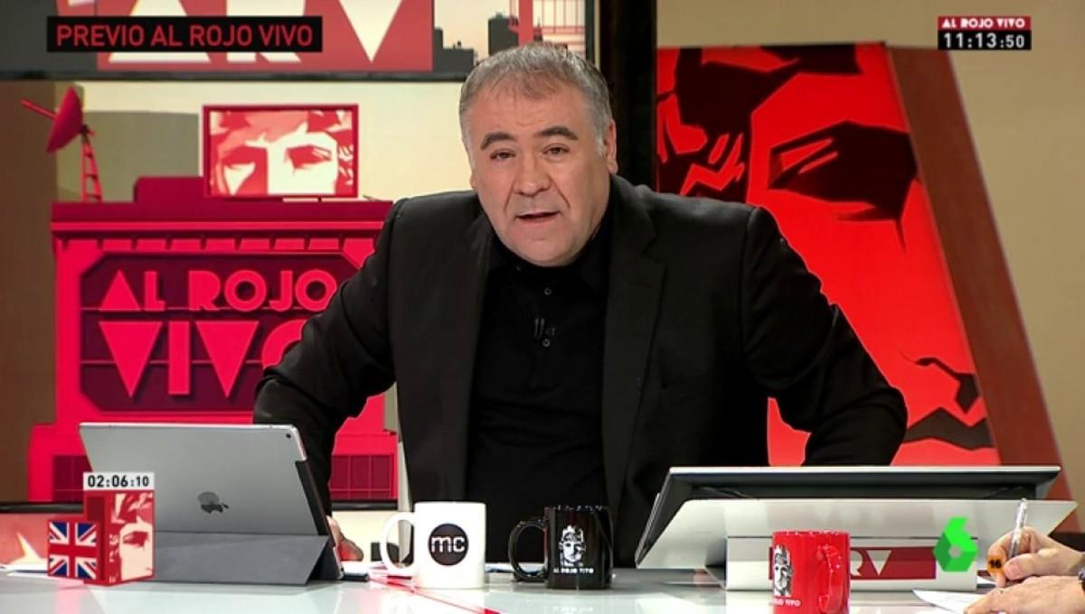 Antonio García Ferreras, en ’Al rojo vivo: objetivo PSOE’. 