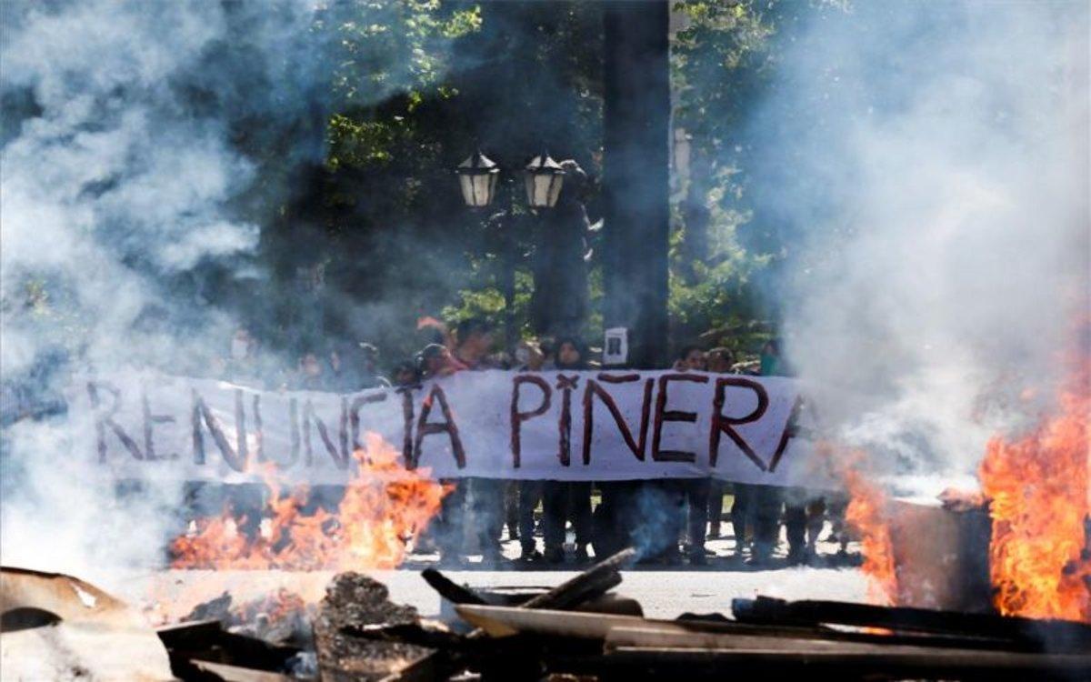 Protestas sociales en Chile.