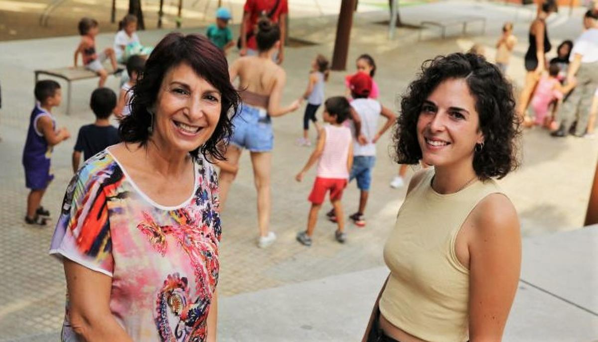 Rosa Tebar y Laura Castro, del Esplai Mowgli de Cornellà.