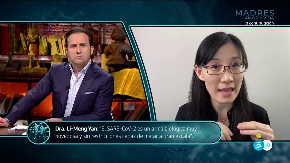 Li-Meng Yan asegura a Iker Jiménez que el Covid-19 fue "diseñado" en China para "atacar al ser humano" Li-Meng Yan asegura a Iker Jiménez que el Covid-19 fue "diseñado" en China para "atacar al ser humano"