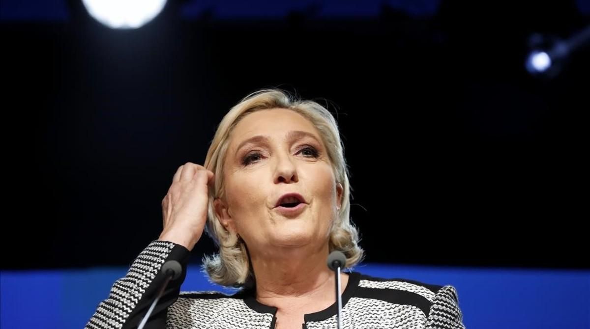 La dirigente ultraderechista Marine Le Pen. La dirigente ultraderechista Marine Le Pen.