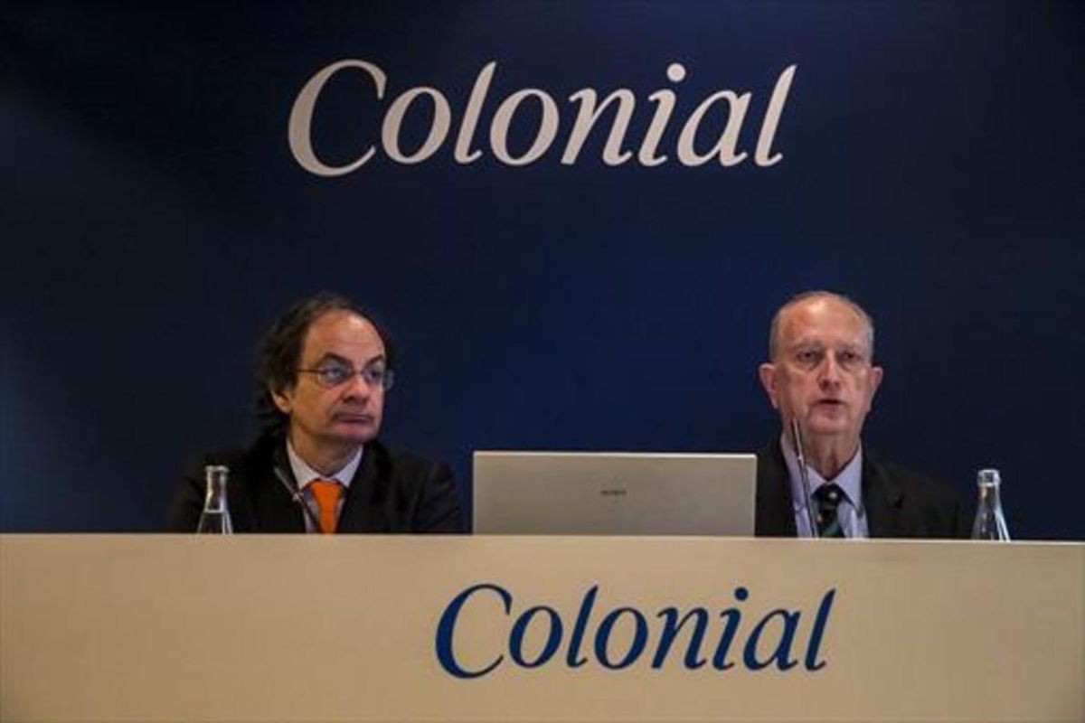 El consejero delegado, Pere Viñoles (izquierda), y Juan José Brugera, presidente del consejo de administración. El consejero delegado, Pere Viñoles (izquierda), y Juan José Brugera, presidente del consejo de administración.