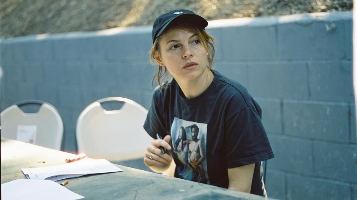 Amy Seimetz en el rodaje de ’She dies tomorrow’. Amy Seimetz en el rodaje de ’She dies tomorrow’.
