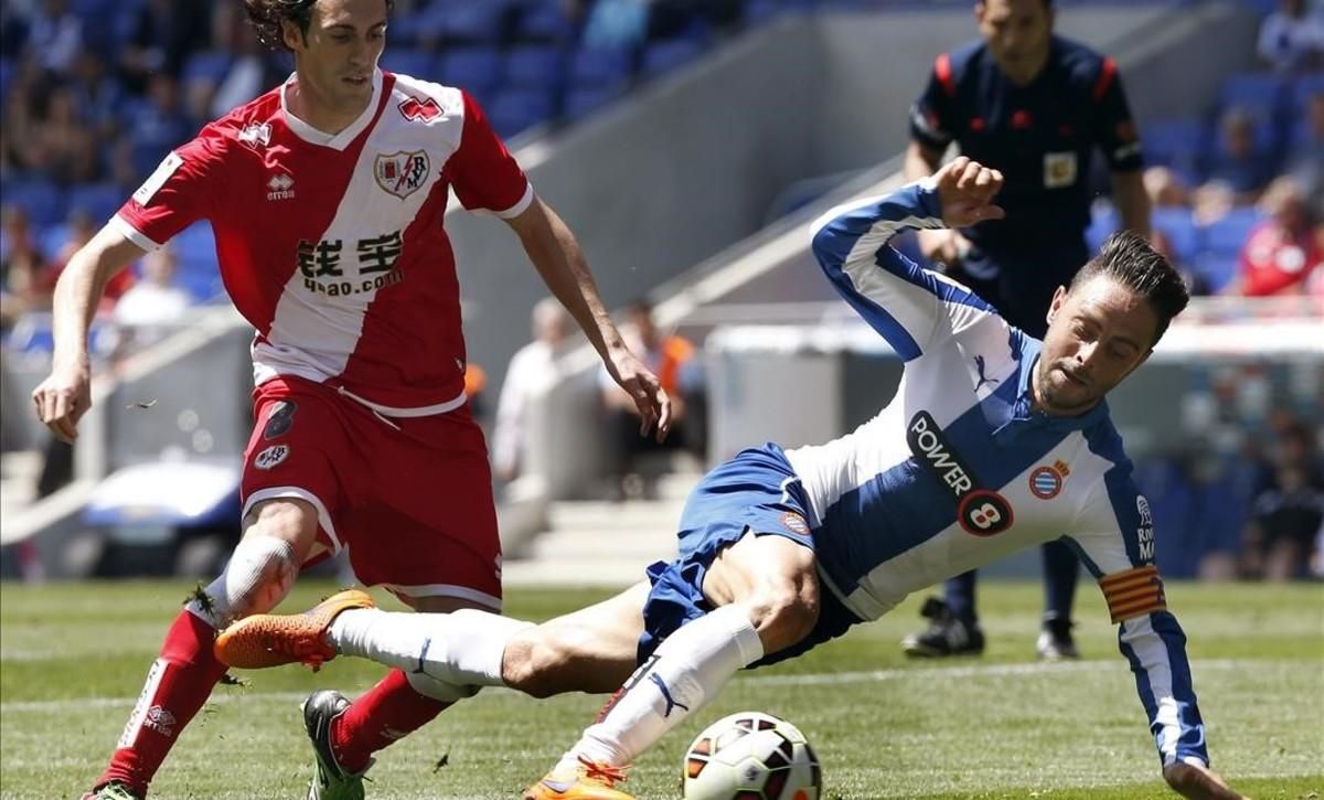 Sergio García (Espanyol) en un partido contra el Rayo Vallecano Sergio García (Espanyol) en un partido contra el Rayo Vallecano