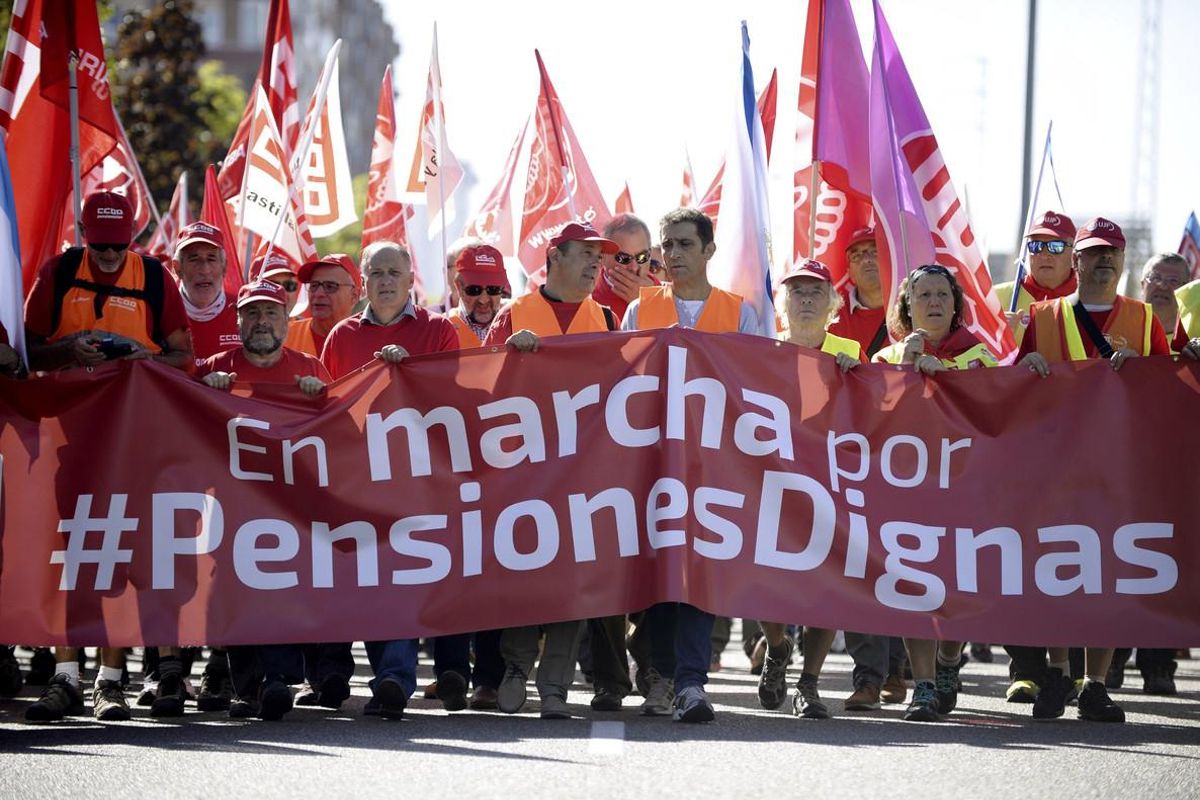 Protesta de pensionistas en Zamora, el pasado octubre. Protesta de pensionistas en Zamora, el pasado octubre.