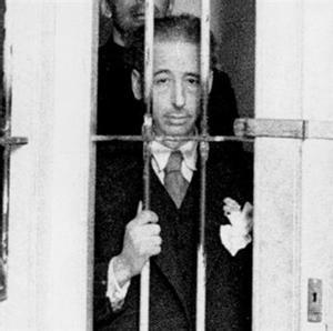 Detingut 8 Lluís Companys, a la presó, el 7 d’octubre de 1934.