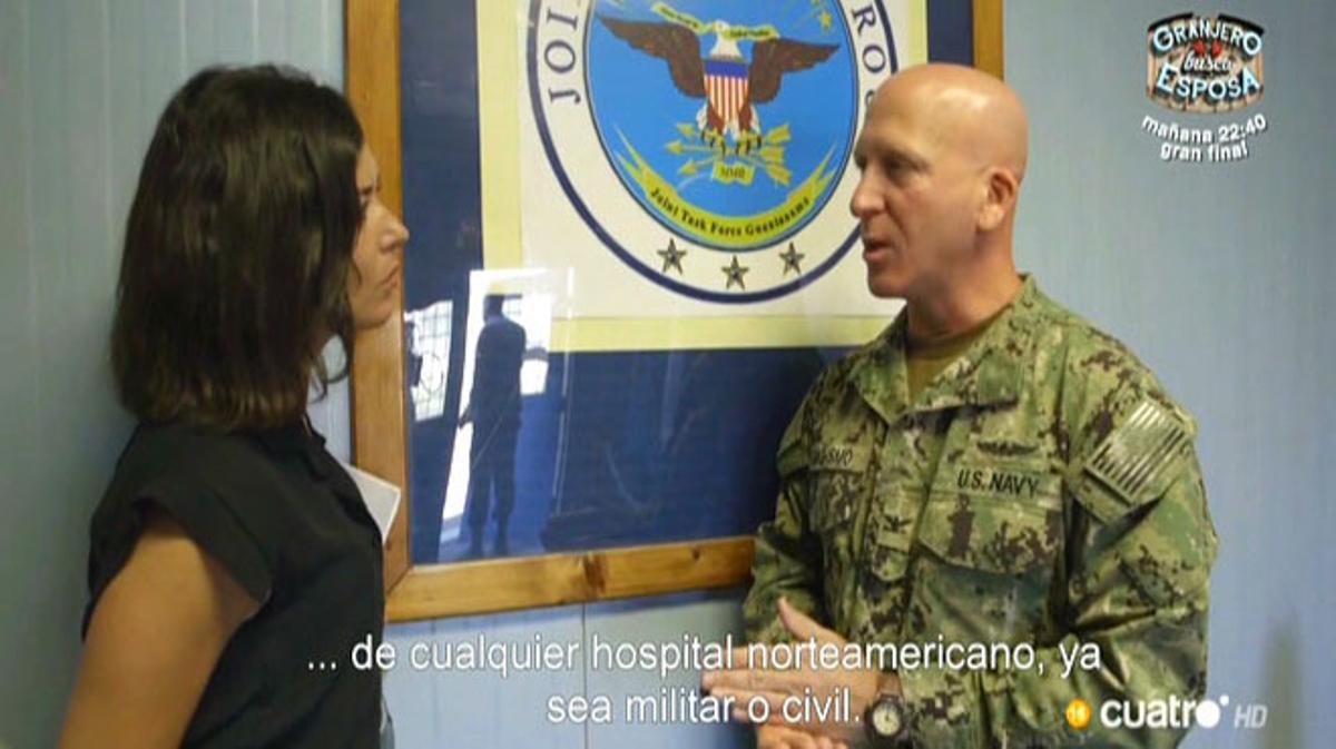 Alejandra Andrade, con un alto mando de Guantánamo (Cuatro).