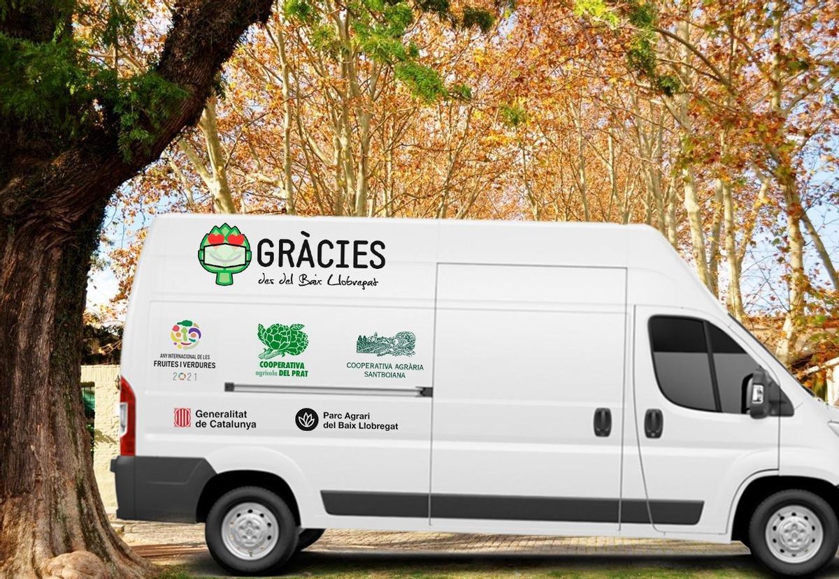 Imagen de la campaña de reparto de alcachofas Imagen de la campaña de reparto de alcachofas