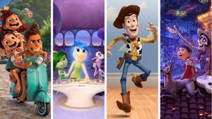 Imágenes de ’Luca’, ’Del revés (Inside out)’, ’Toy Story 3’ y ’Coco’