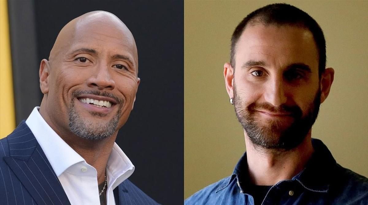 Dwayne Johnson y Dani Rovira, que compartirán reparto en la película. Dwayne Johnson y Dani Rovira, que compartirán reparto en la película.