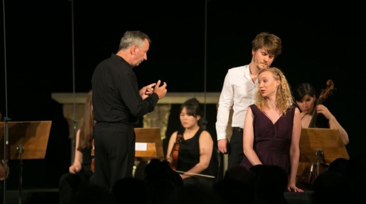 Una de las escenas de ’Dido y Eneas’. Una de las escenas de ’Dido y Eneas’.