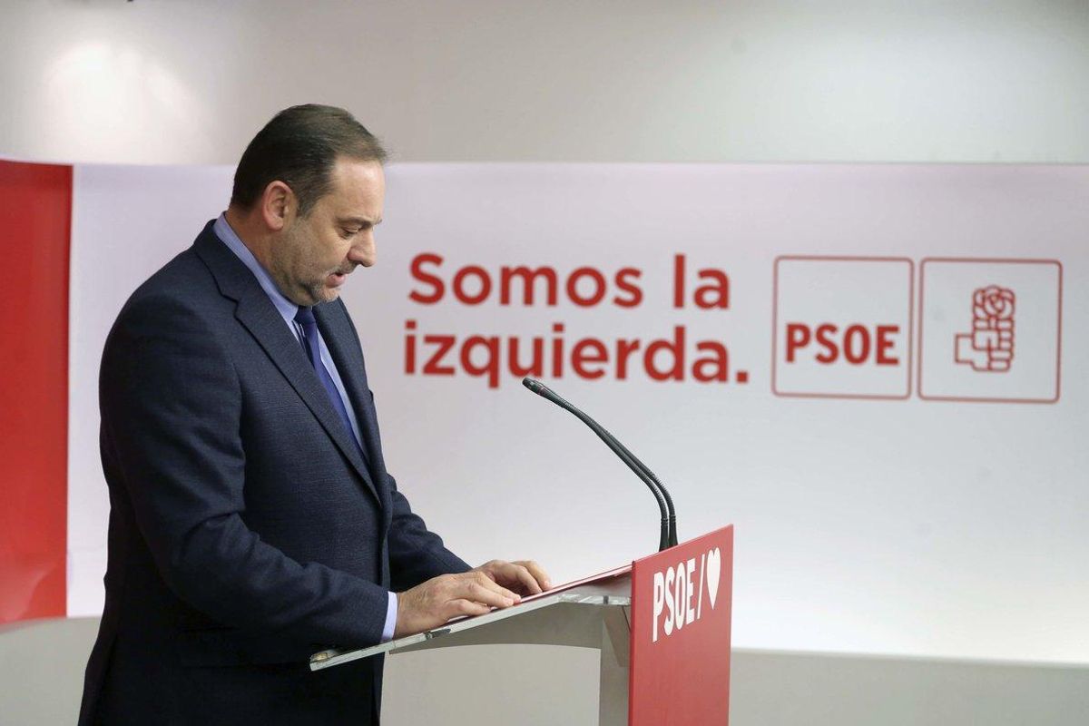 José Luis Ábalos, en Ferraz. José Luis Ábalos, en Ferraz.