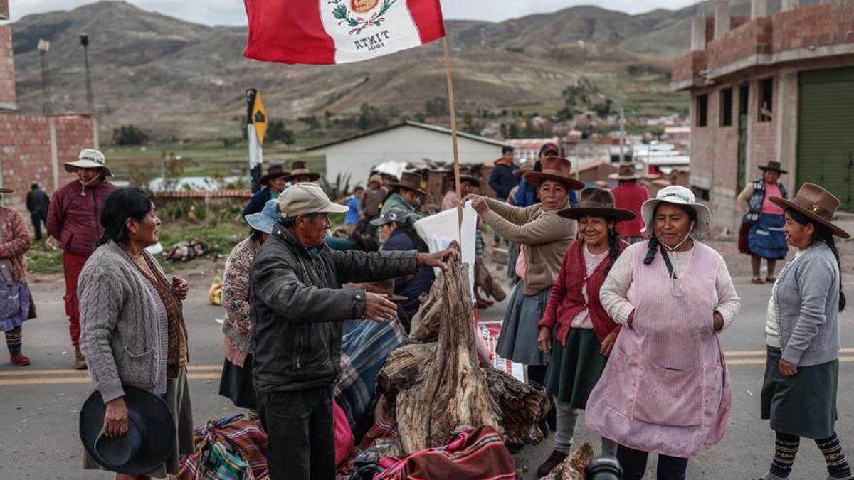 Las protestas se mantienen en el 14% del territorio peruano.