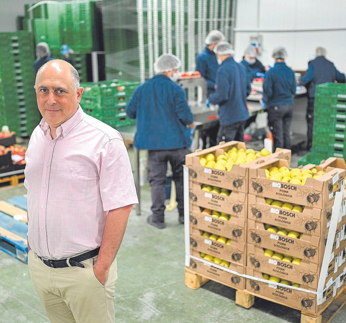 Jordi Balari, director y fundador de MANS, cooperativa que se dedica a crear empleo en la producción y comercialización de fruta y verdura ecológica
