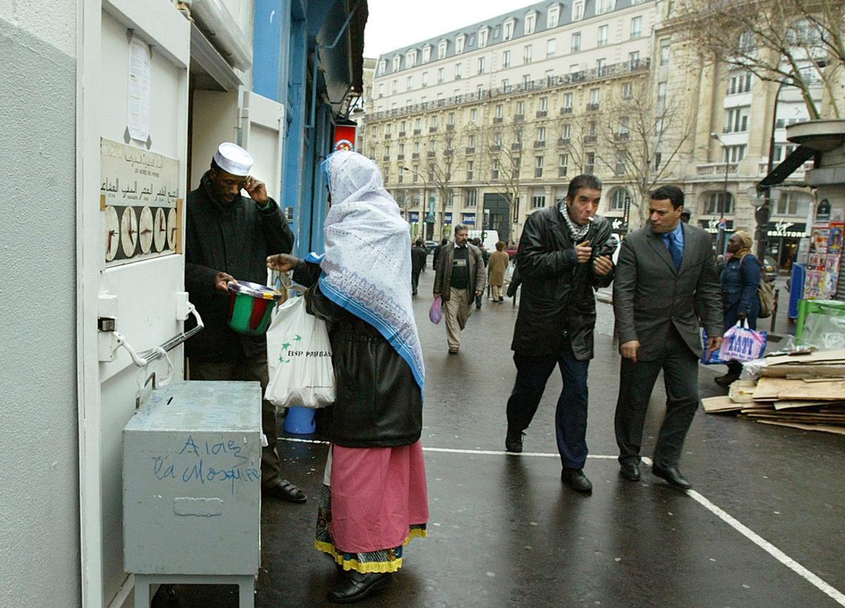 Una mujer musulmana en París. 