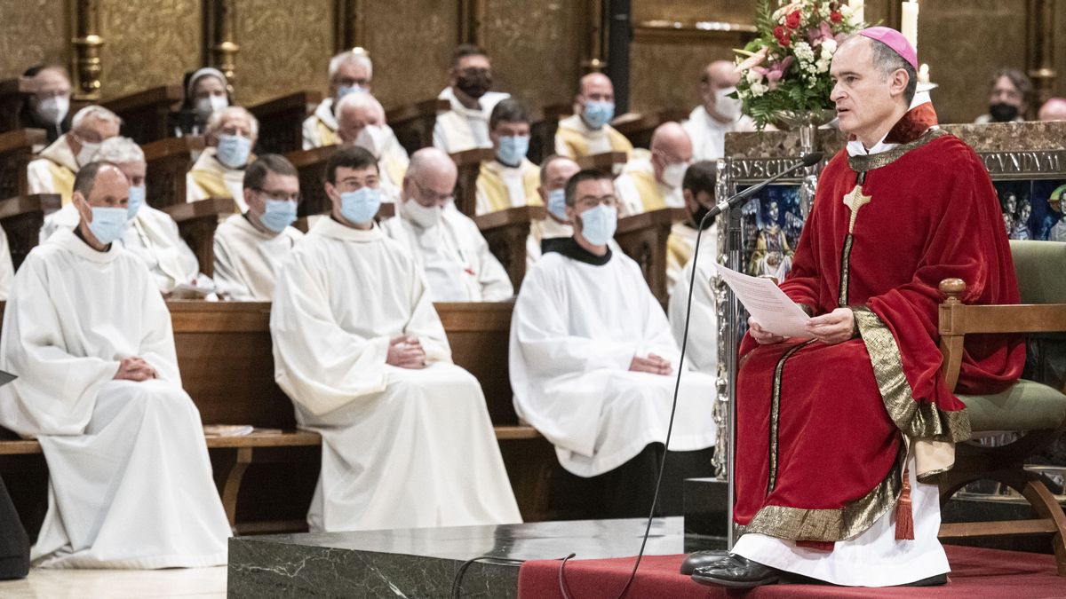 El nuevo abad de Montserrat, Manel Gasch. El nuevo abad de Montserrat, Manel Gasch.