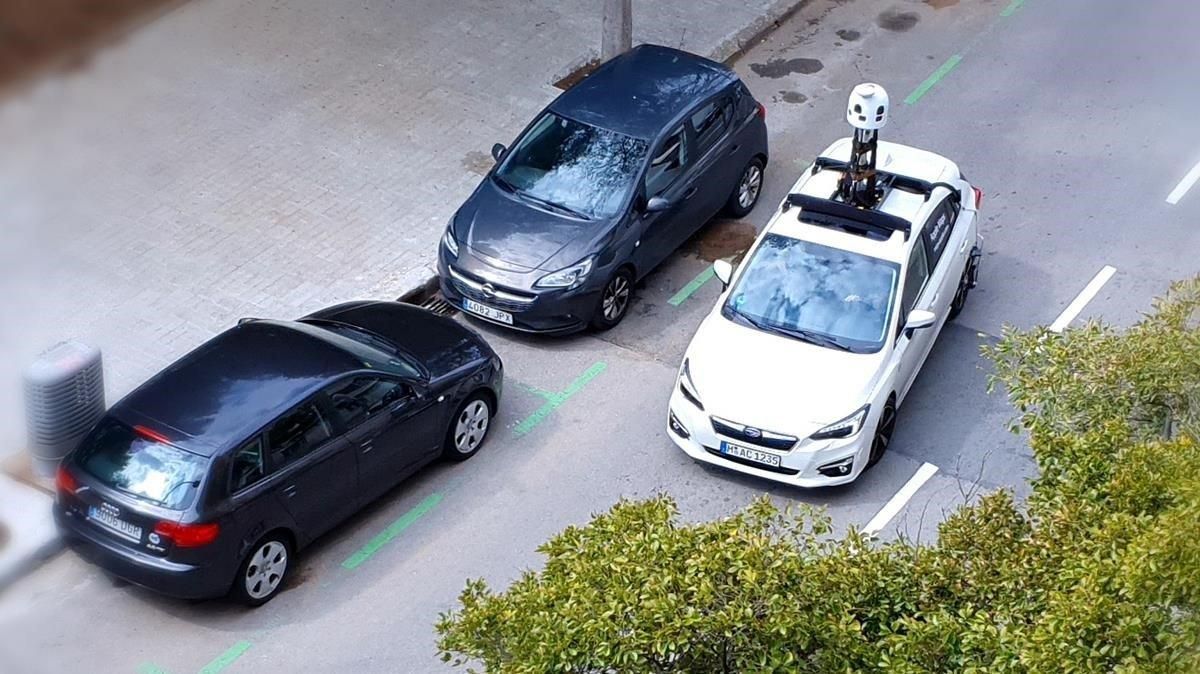 Así es como los coches de Apple están radiografiando las calles de Barcelona Así es como los coches de Apple están radiografiando las calles de Barcelona