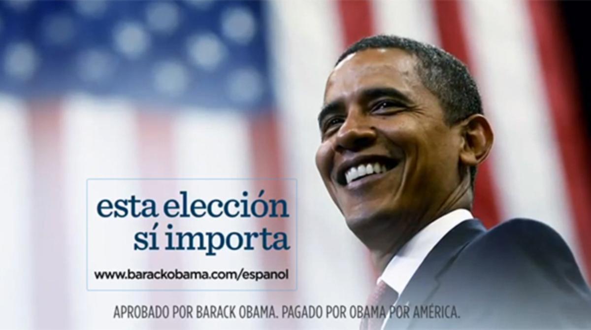 Campaña de anuncios de Obama en busca del voto latino