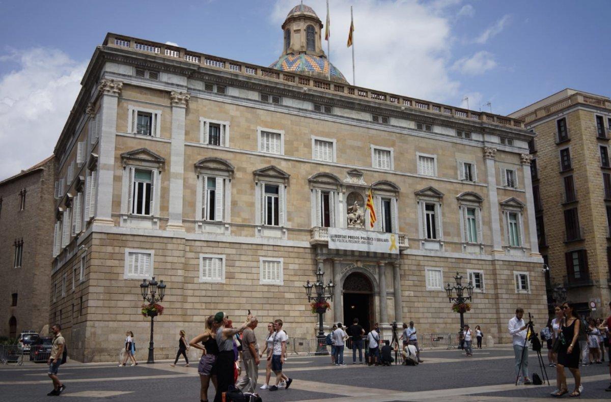 El Palau de la Generalitat, este martes.