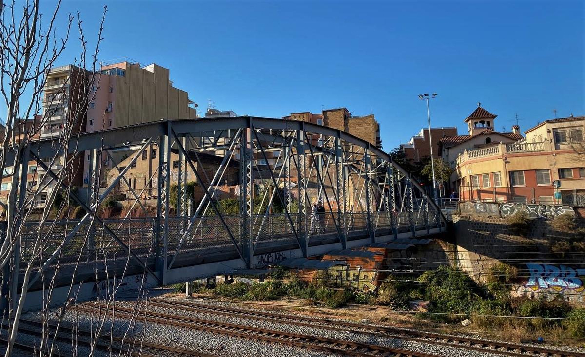 L’Hospitalet rehabilitarà el pont d’en Jordà, que uneix els barris de Santa Eulàlia i la Torrassa