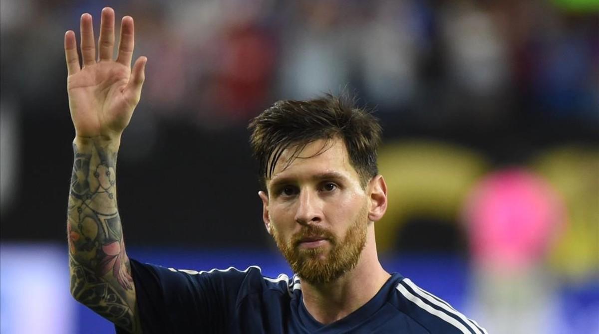 Messi, en un partido con Argentina en la Copa América que se celebró en EEUU.