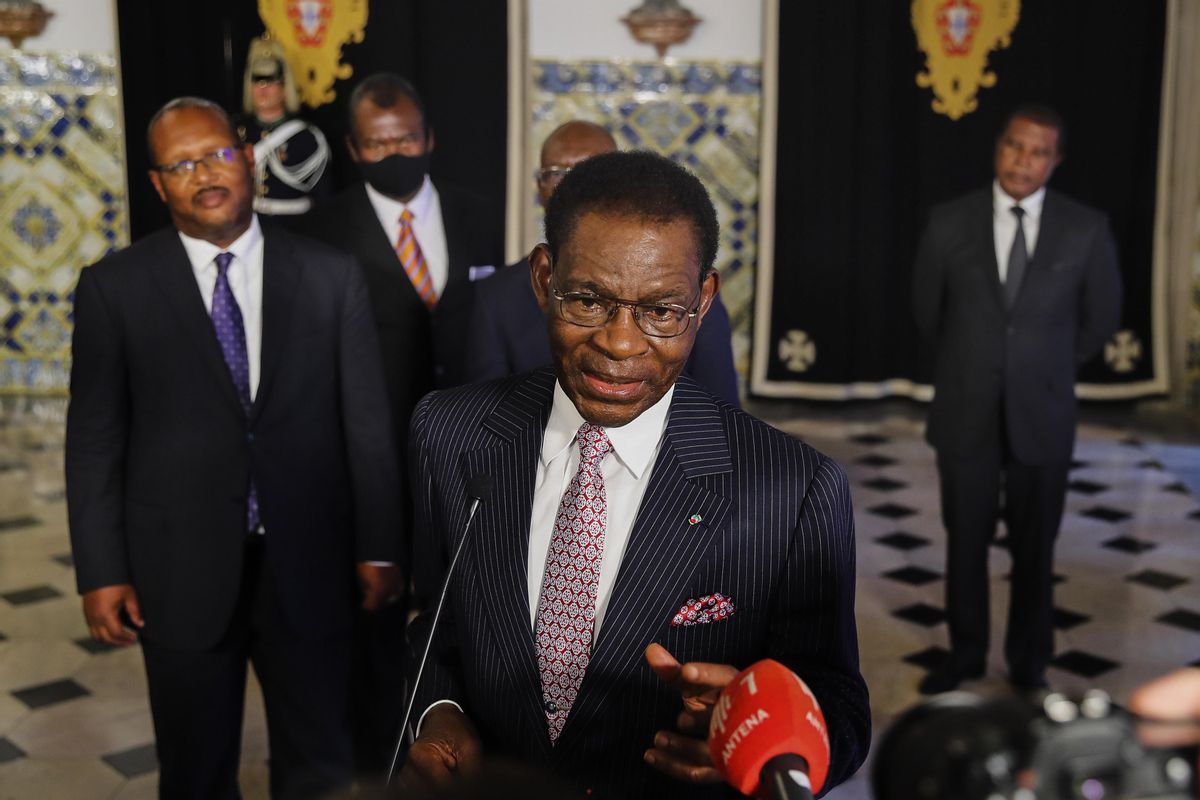 El presidente de Guinea Ecuatorial, Teodoro Obiang, en una visita a Portugal el pasado julio. El presidente de Guinea Ecuatorial, Teodoro Obiang, en una visita a Portugal el pasado julio.