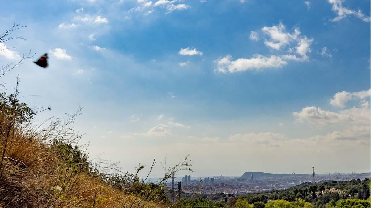 Vistas de Barcelona desde Can Ruti. Vistas de Barcelona desde Can Ruti.