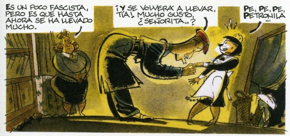 Viñeta de ’El solar’, cómic de Alfonso López. Viñeta de ’El solar’, cómic de Alfonso López.