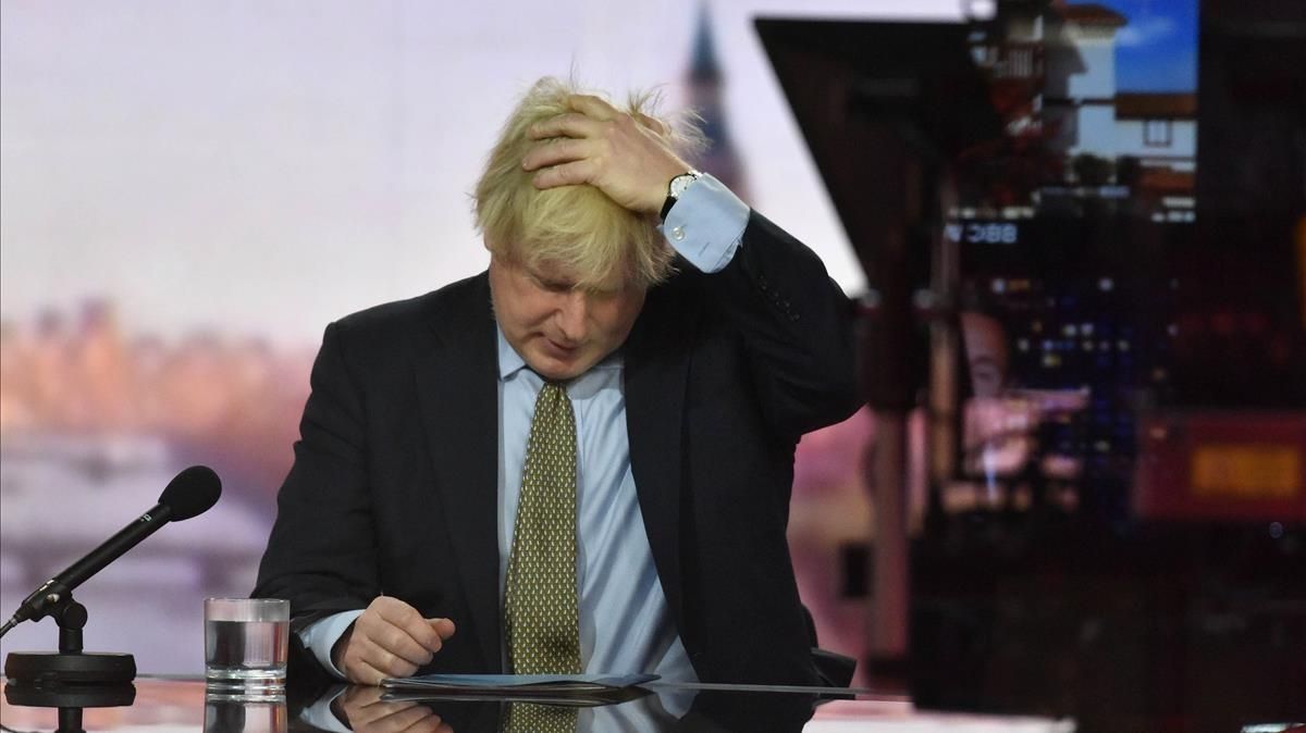 Boris Johnson en el programa de este domingo en la BBC. Boris Johnson en el programa de este domingo en la BBC.