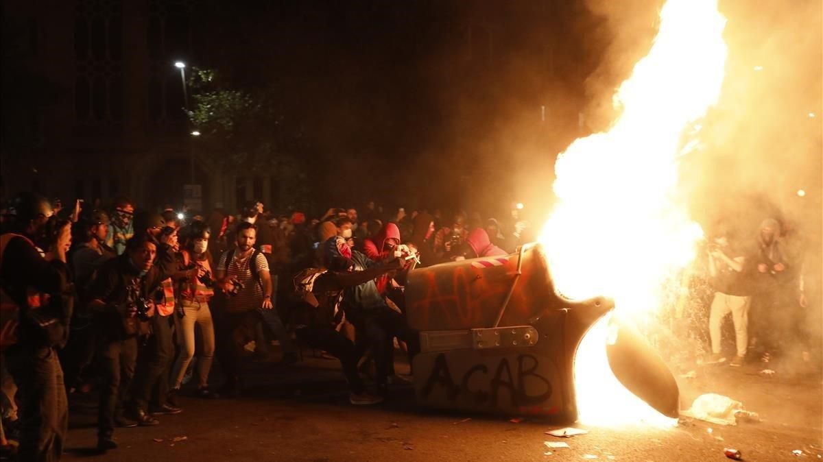 27 detenidos en los altercados de este jueves 27 detenidos en los altercados de este jueves