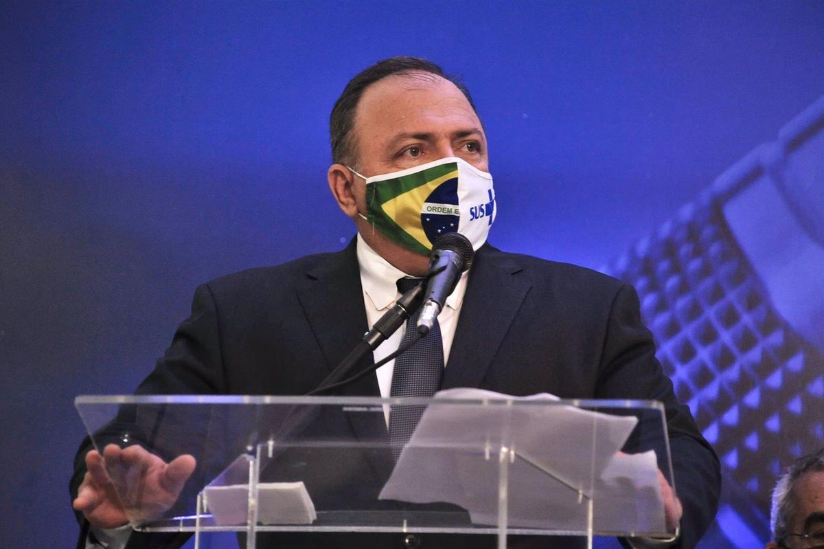 El ministro de Salud de Brasil, el general Eduardo Pazuello. El ministro de Salud de Brasil, el general Eduardo Pazuello.