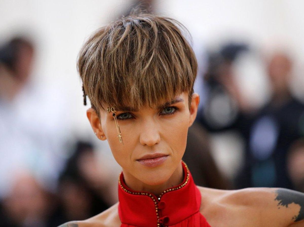 Ruby Rose, en la gala del MET del 2018. Ruby Rose, en la gala del MET del 2018.