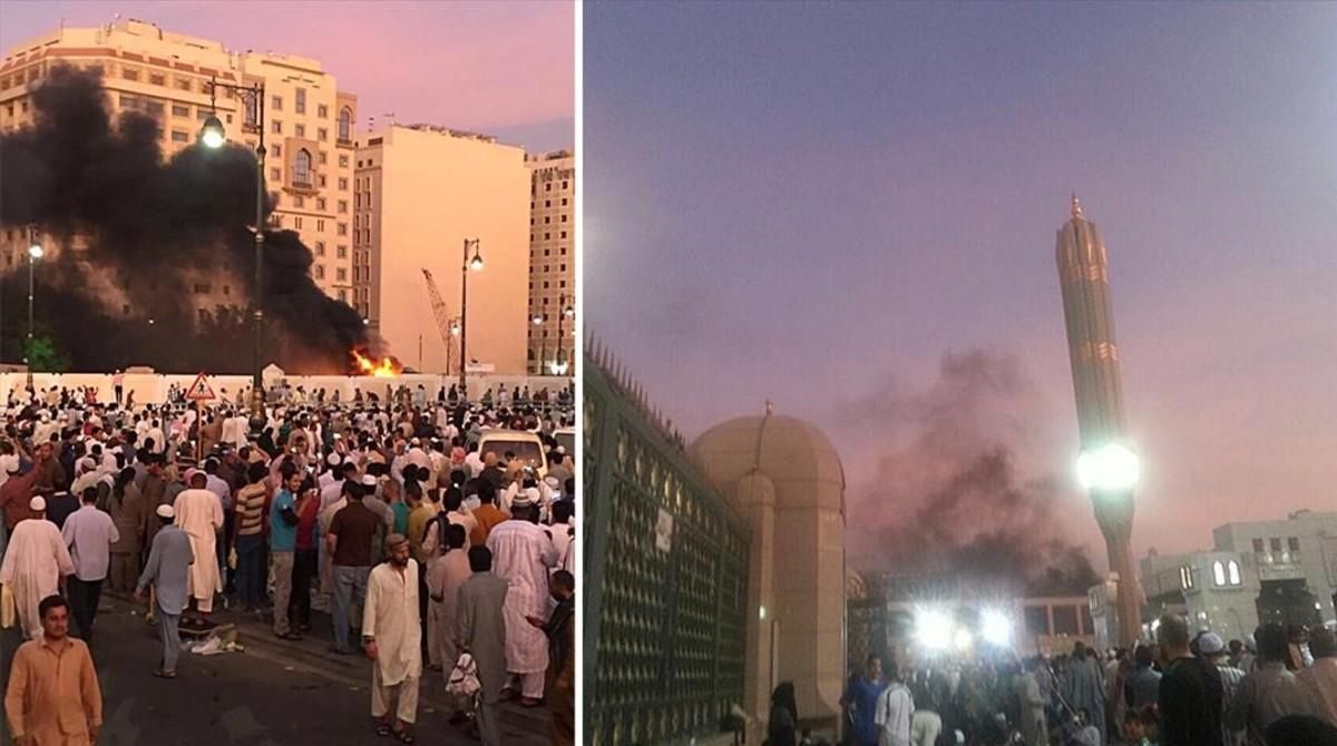 Atentado cerca de la principal mezquita de Medina, en Arabia Saudí. Atentado cerca de la principal mezquita de Medina, en Arabia Saudí.