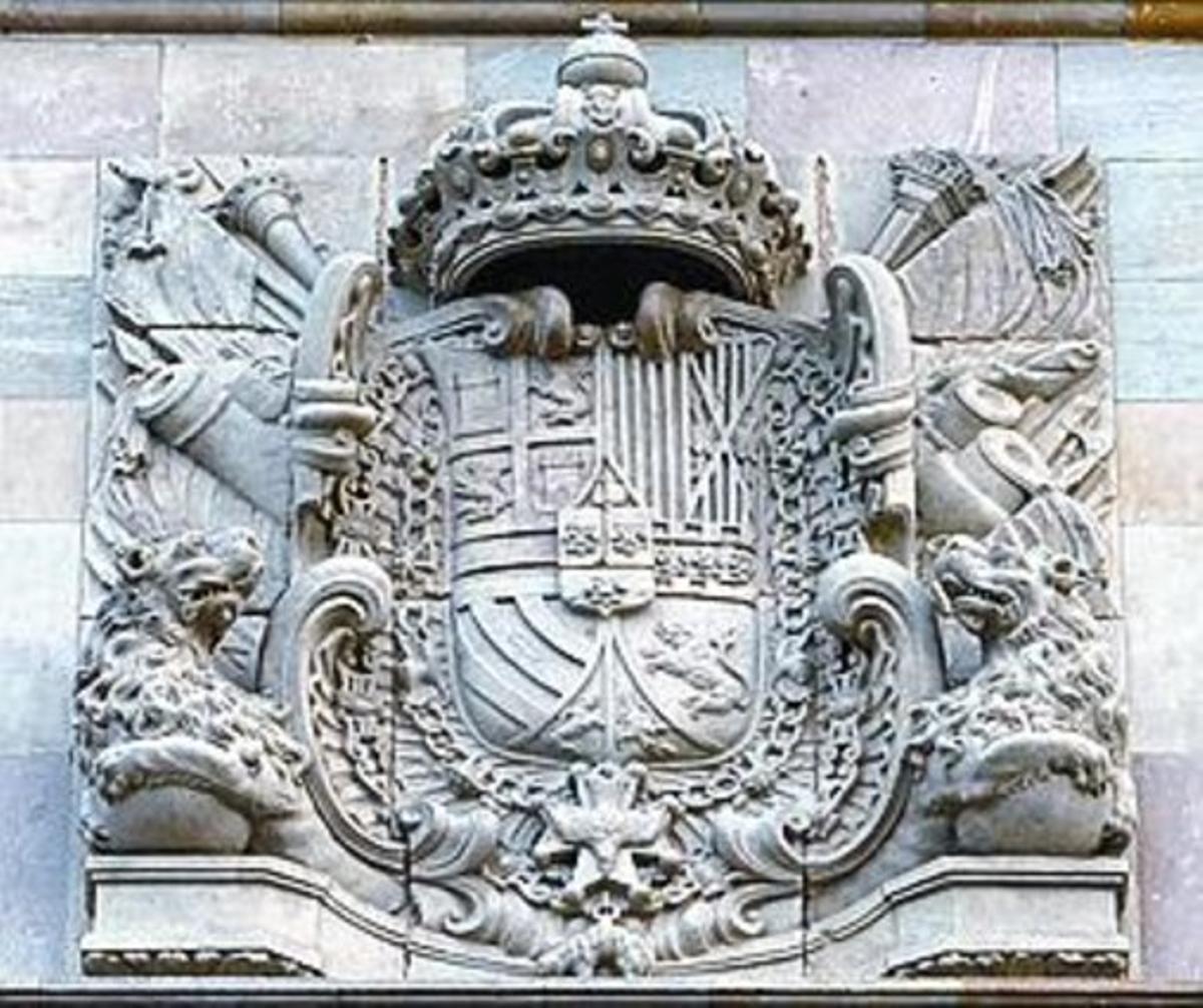 El escudo actual, de Felipe V.