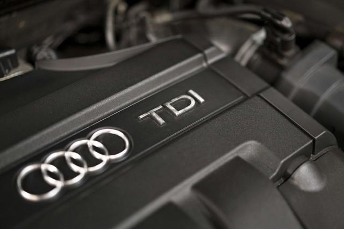 Un motor del Audi A3 TDI, uno de los modelos diésel fabricados por Volkswagen. Un motor del Audi A3 TDI, uno de los modelos diésel fabricados por Volkswagen.