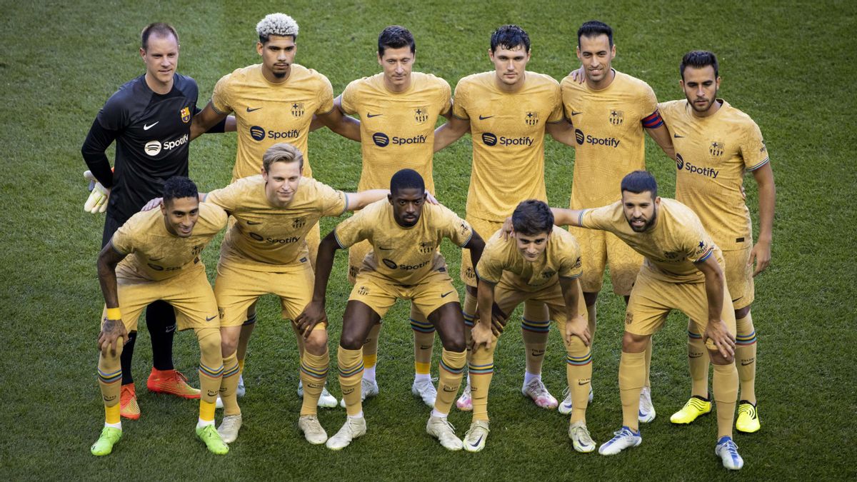 El once titular del Barça que se enfrentó al New York Red Bull. El once titular del Barça que se enfrentó al New York Red Bull.