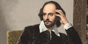 Retrato de William Shakespeare.