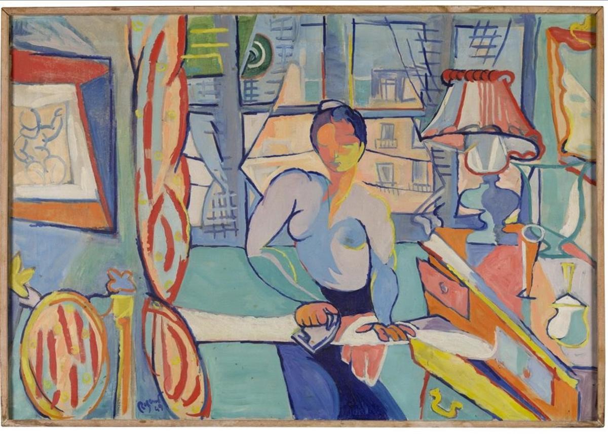 ’La planxadora’ (1949), óleo de Ramon Rogent.
