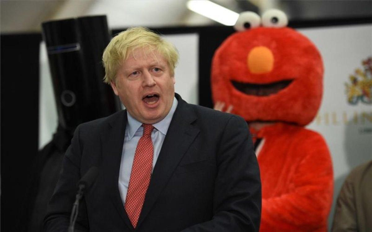 Boris Johnson celebrando el triunfo electoral en el Reino Unido. Boris Johnson celebrando el triunfo electoral en el Reino Unido.