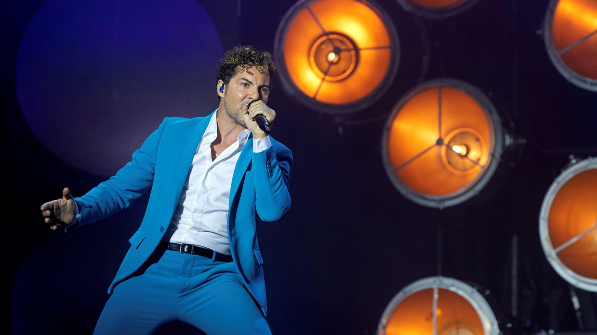 David Bisbal, en el festival de Cap Roig, el jueves. David Bisbal, en el festival de Cap Roig, el jueves.