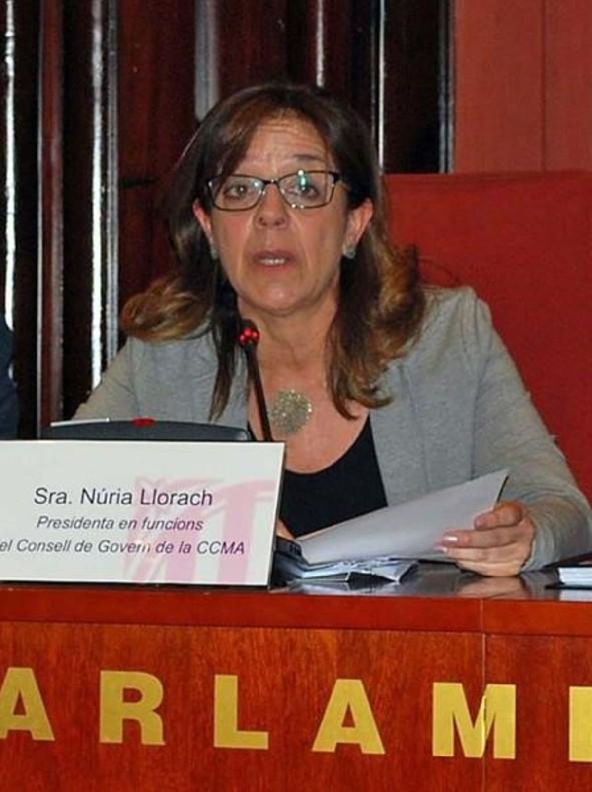 Núria Llorach, presidenta de la Corporació Catalana de Mitjans Audiovisuals (CCMA). Núria Llorach, presidenta de la Corporació Catalana de Mitjans Audiovisuals (CCMA).